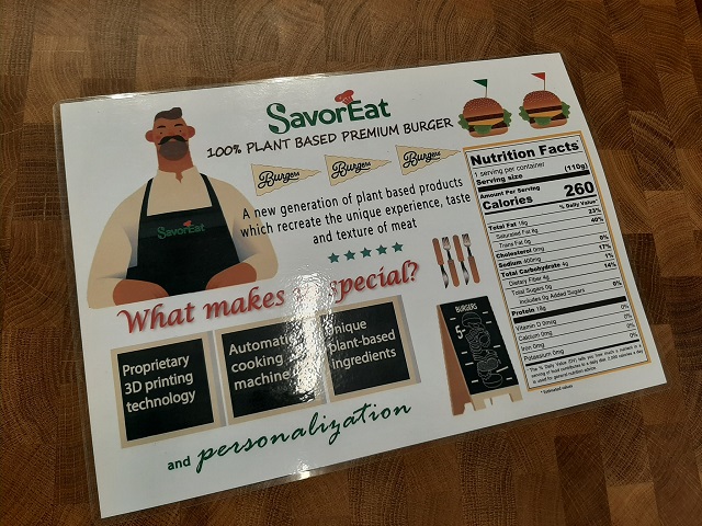 SavorEat - 100% Plant Based Premium Burger